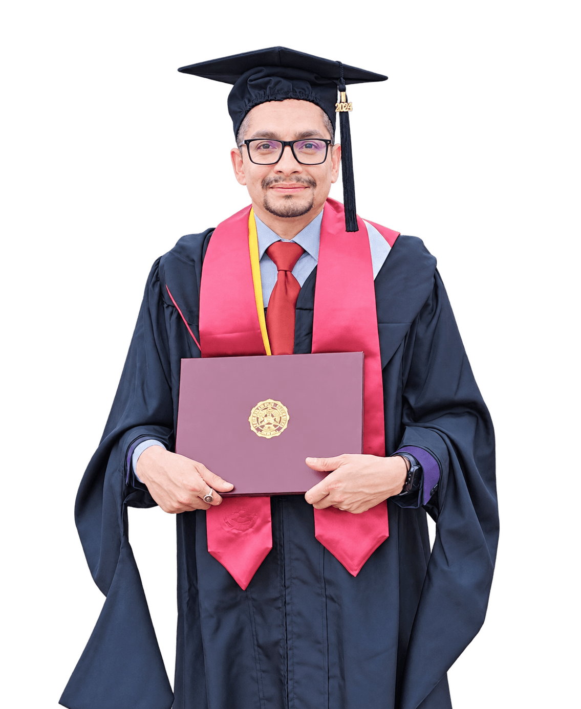 Ganesh Sitaula at his Campbellsville University graduation